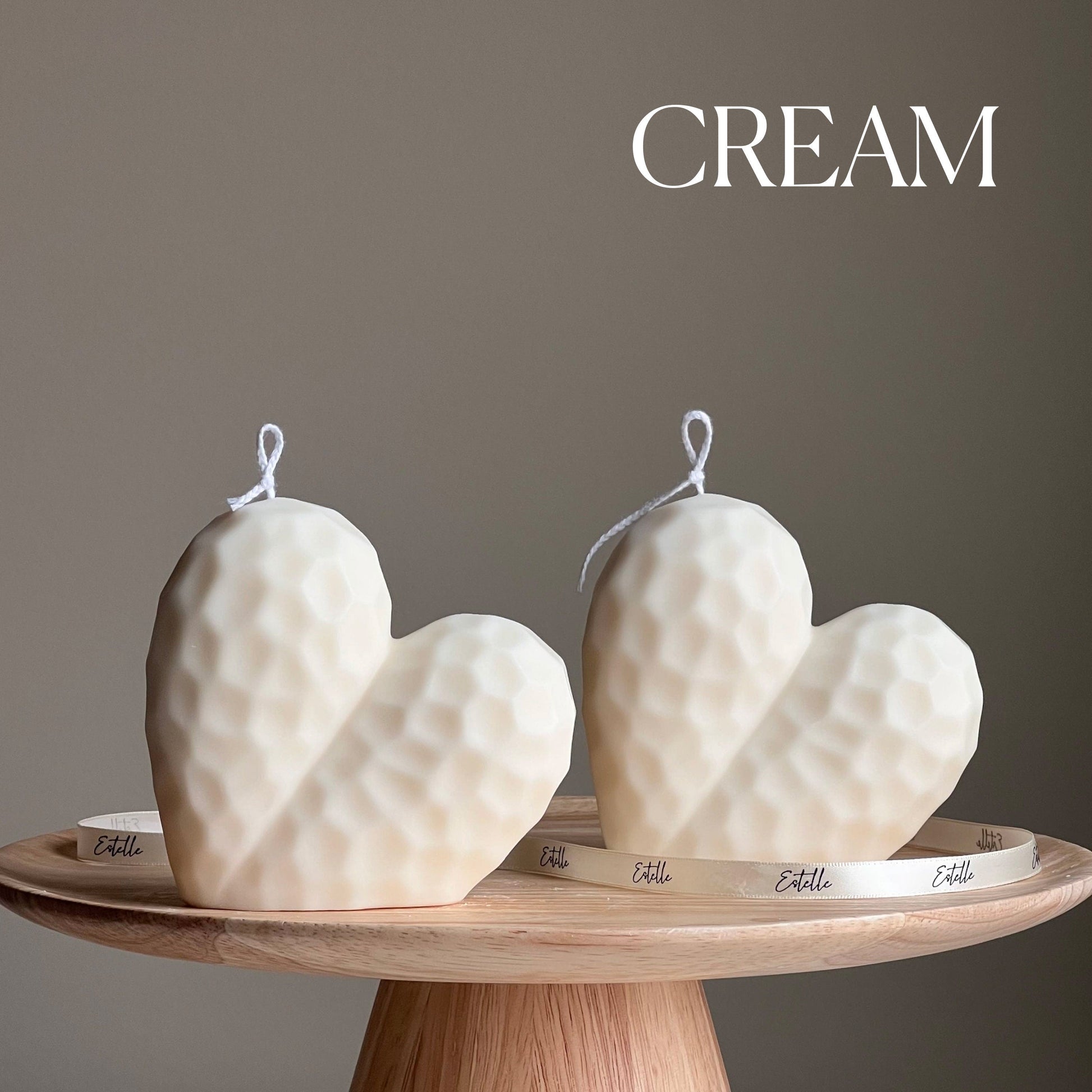 Handmade Large Heart Candle | Soy Wax Home Decor