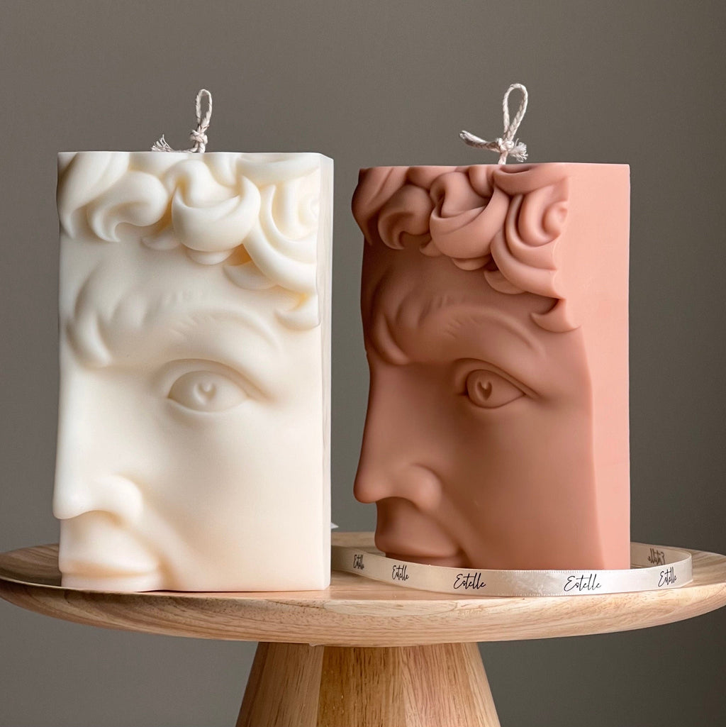 David Head Soy Wax Candle | Bust Statue Candle