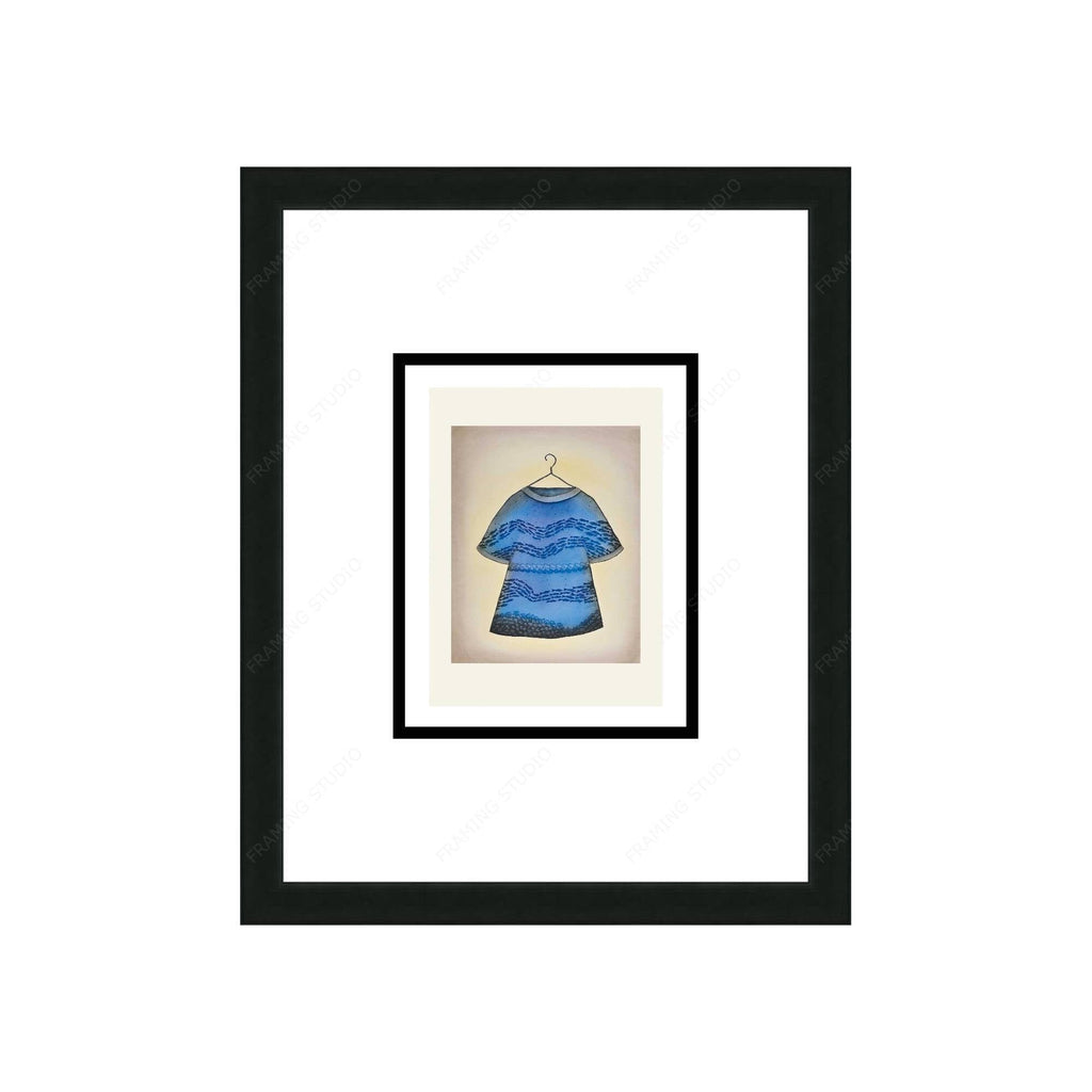 Angijuqtaq (Dress), 2008 by Teevee Ningiukulu, Indigenous Art Card, Inuit Framed Art Card