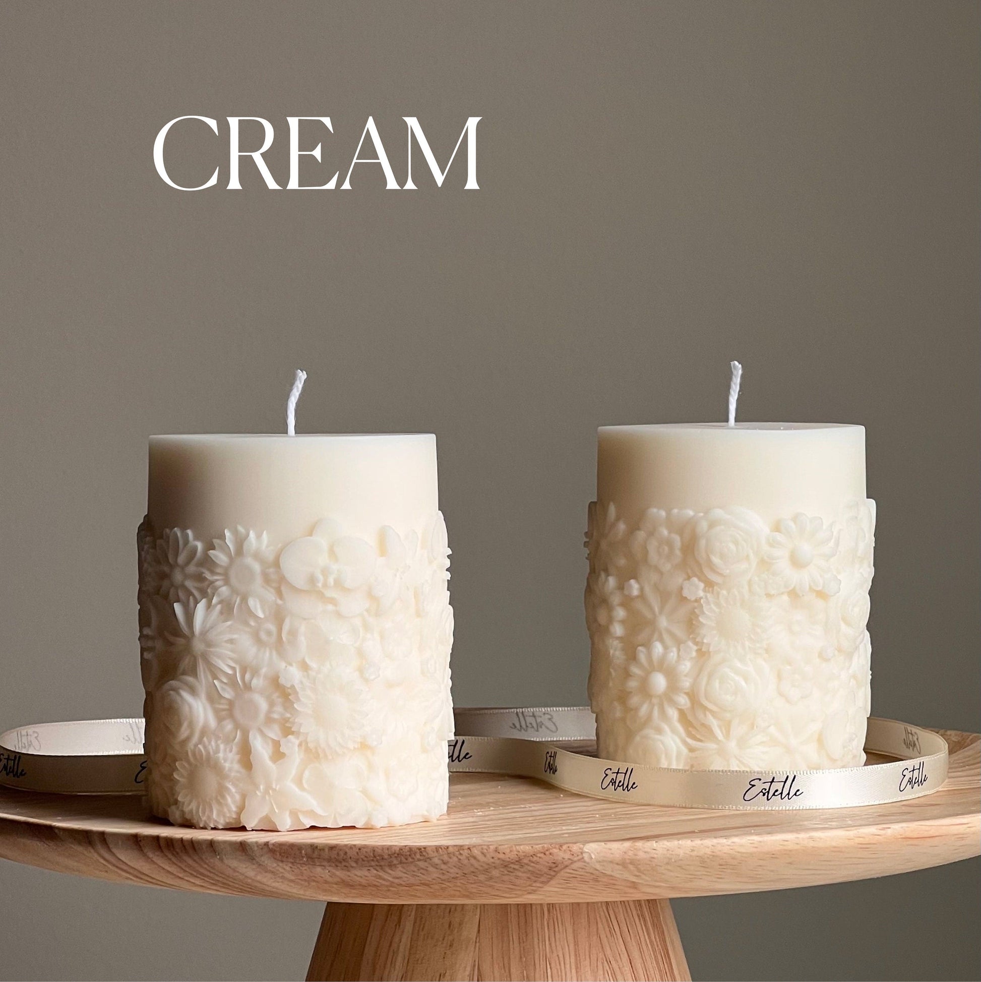 Sculptural Flower Candle | Soy Wax Home Decor