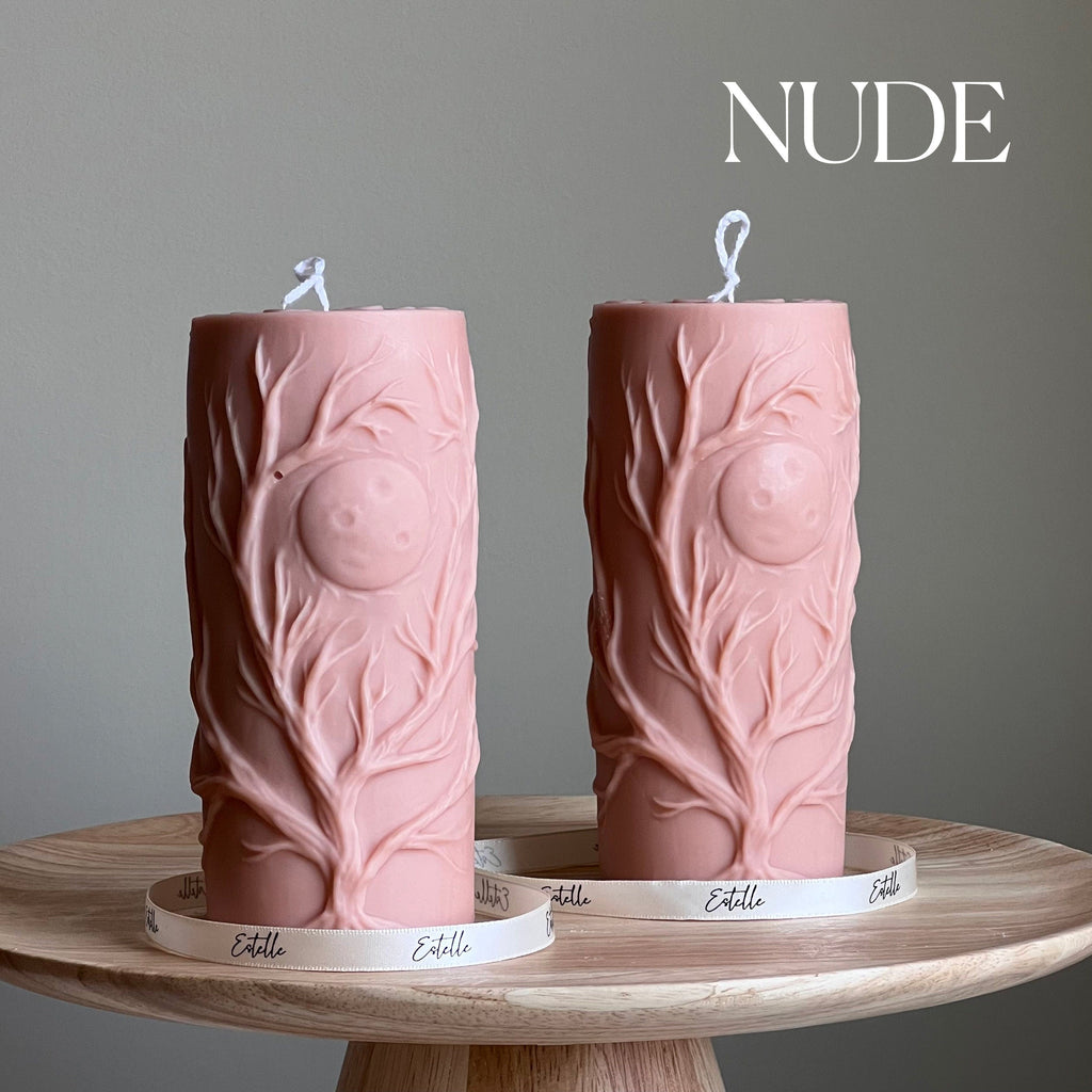Sculptural Tree Candle | Soy Wax Pillar