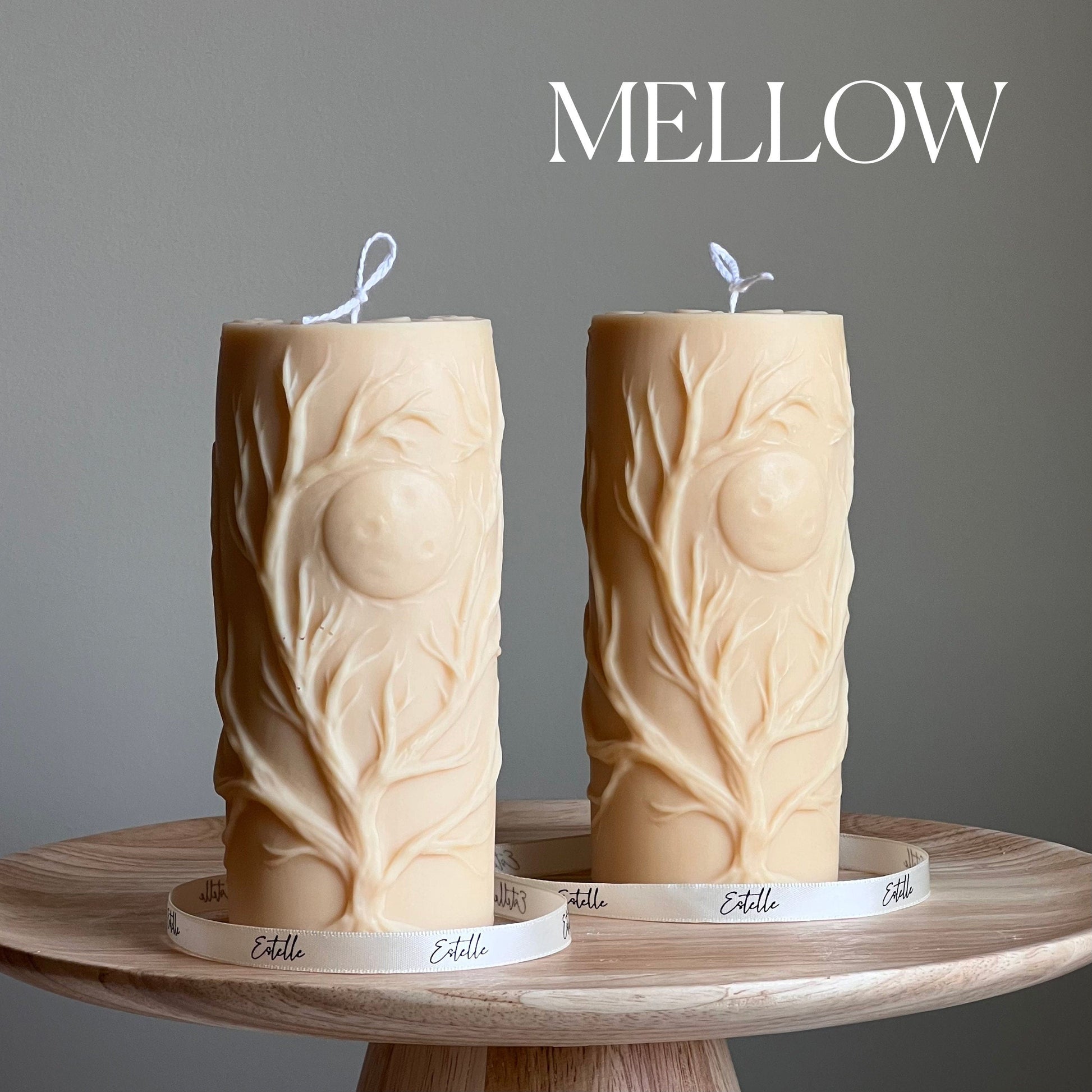 Sculptural Tree Candle | Soy Wax Pillar