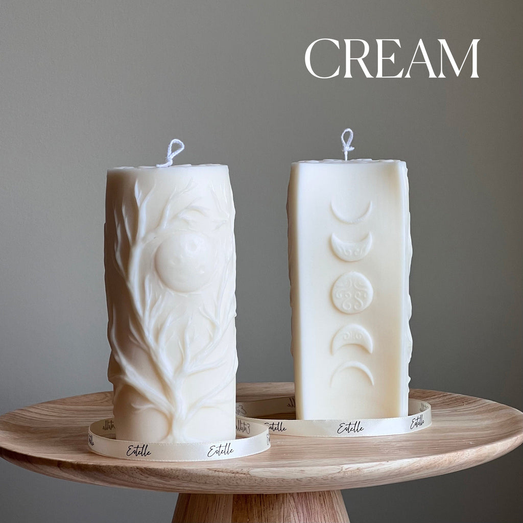 Sculptural Tree Candle | Soy Wax Pillar