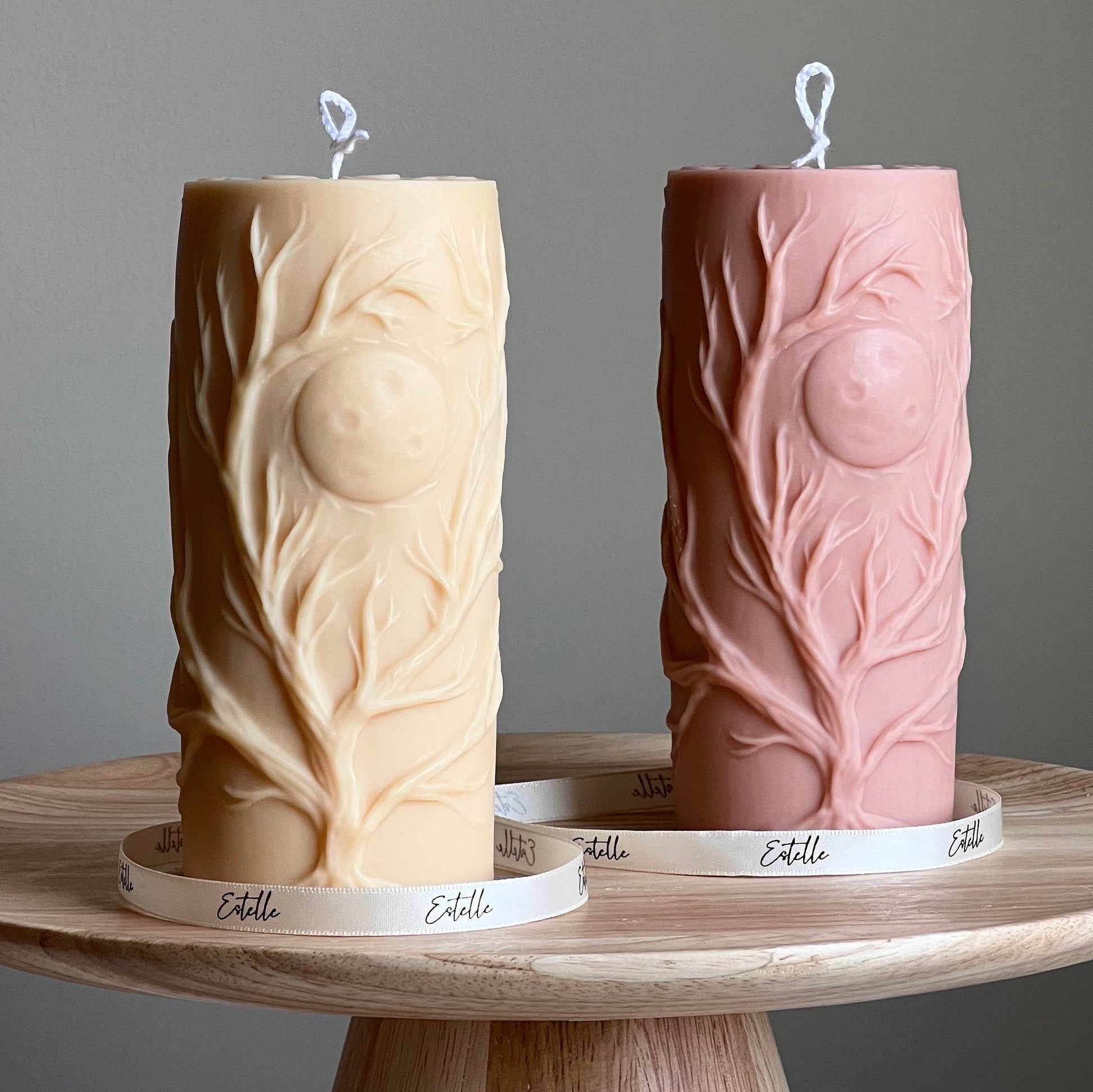 Sculptural Tree Candle | Soy Wax Pillar