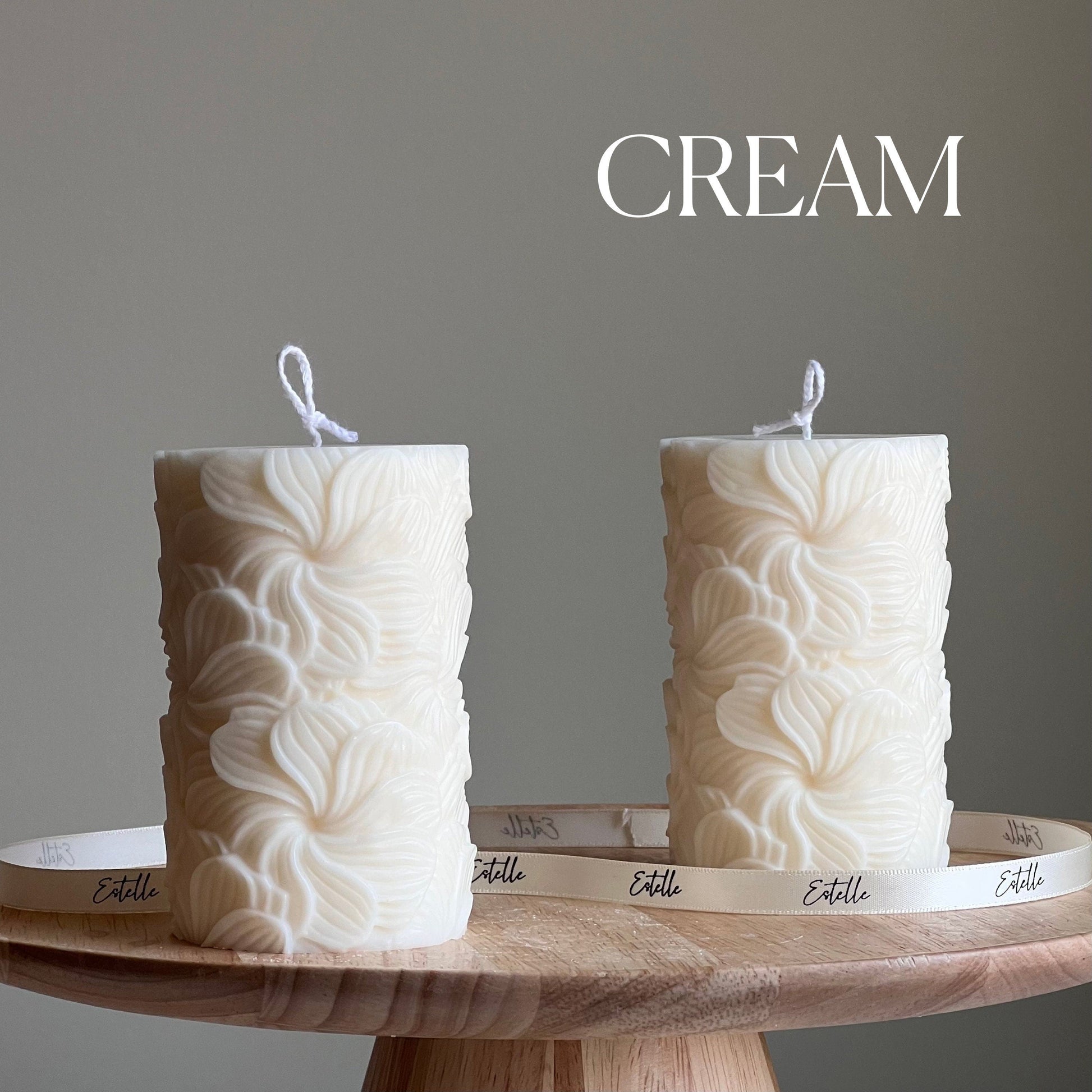 Sculptural Flower Candle | Soy Wax Pillar