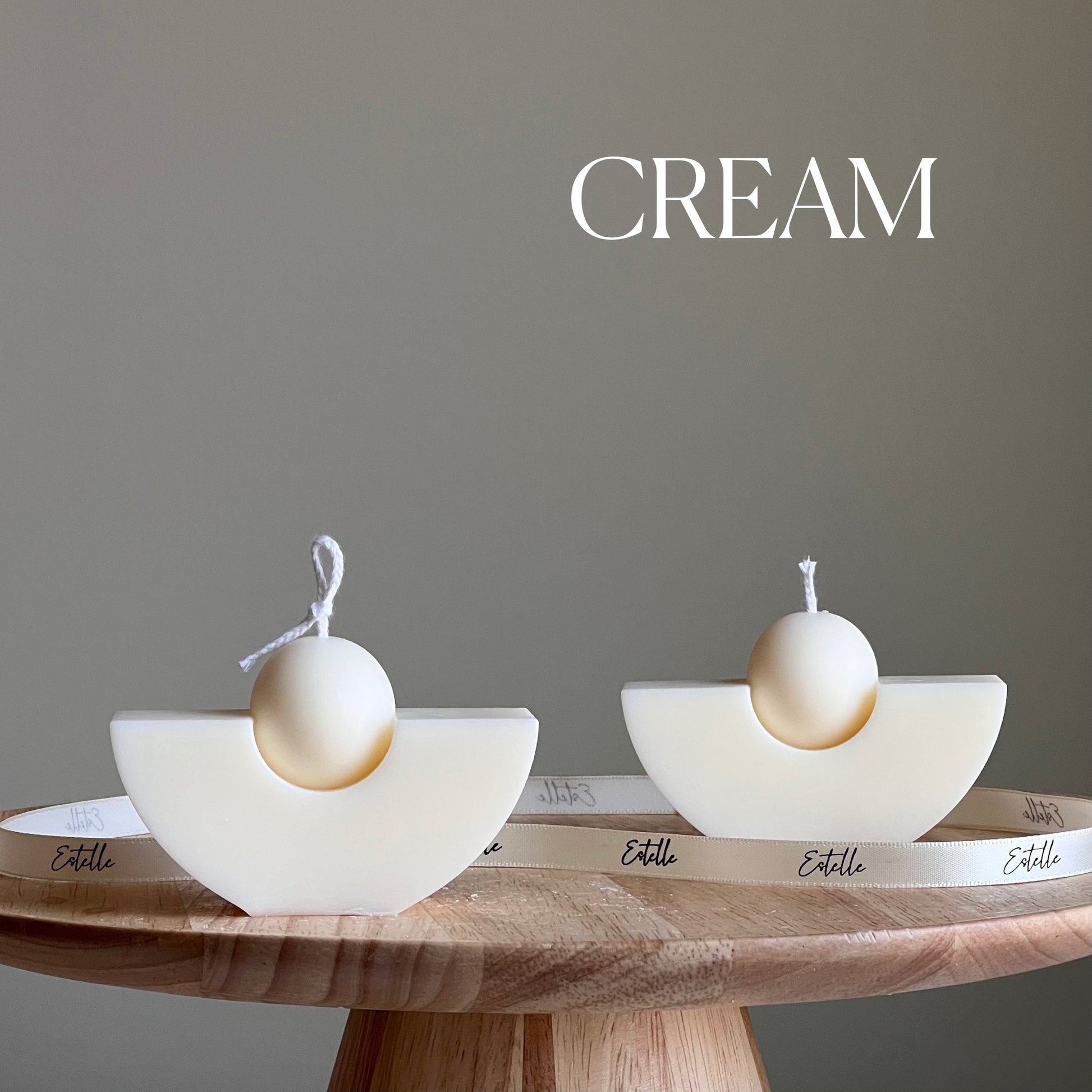 Geometric Soy Candle: Minimalist Home Decor, Unscented Candle