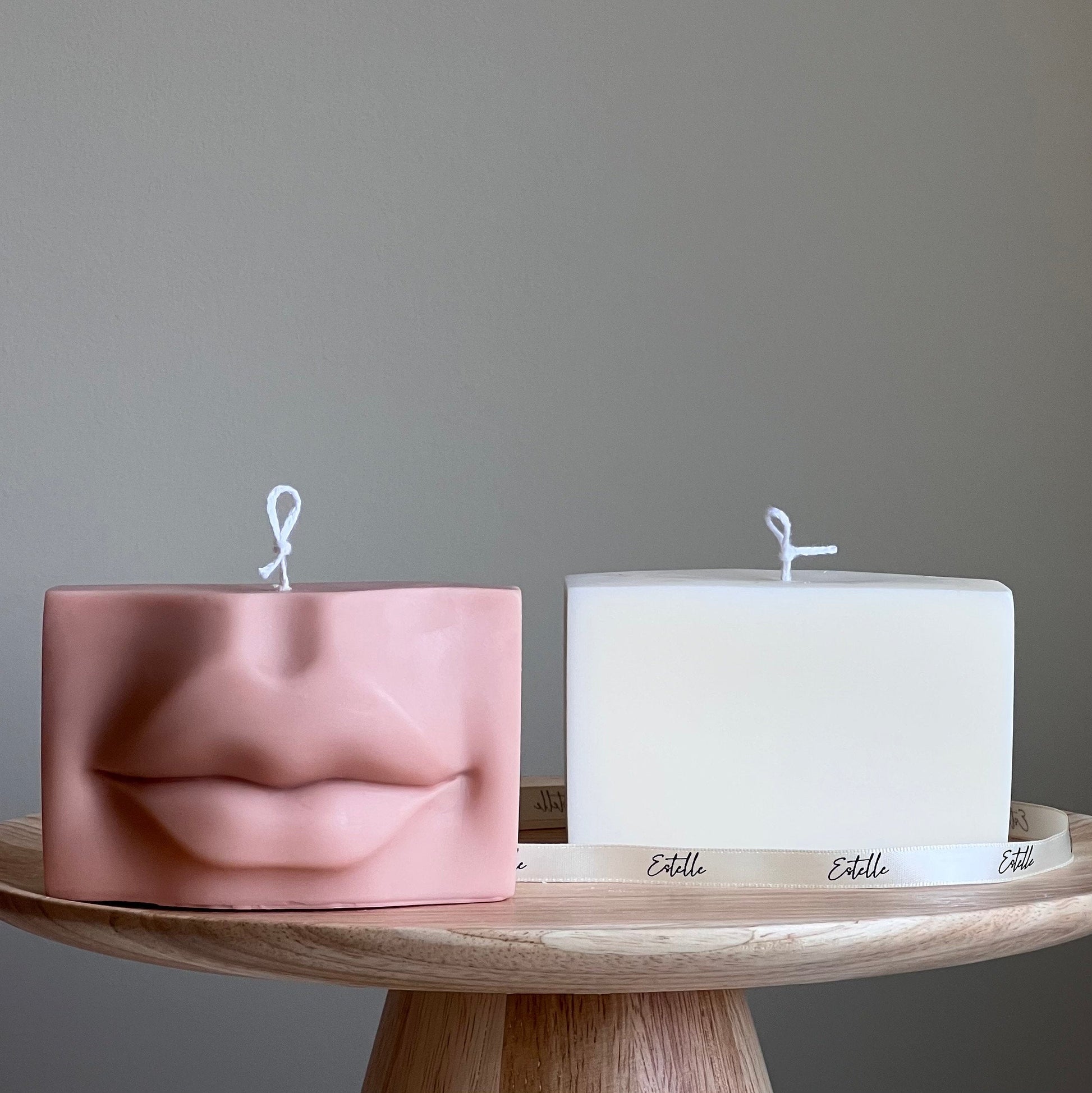 Lips Soy Wax Candle | Handmade Home Decor