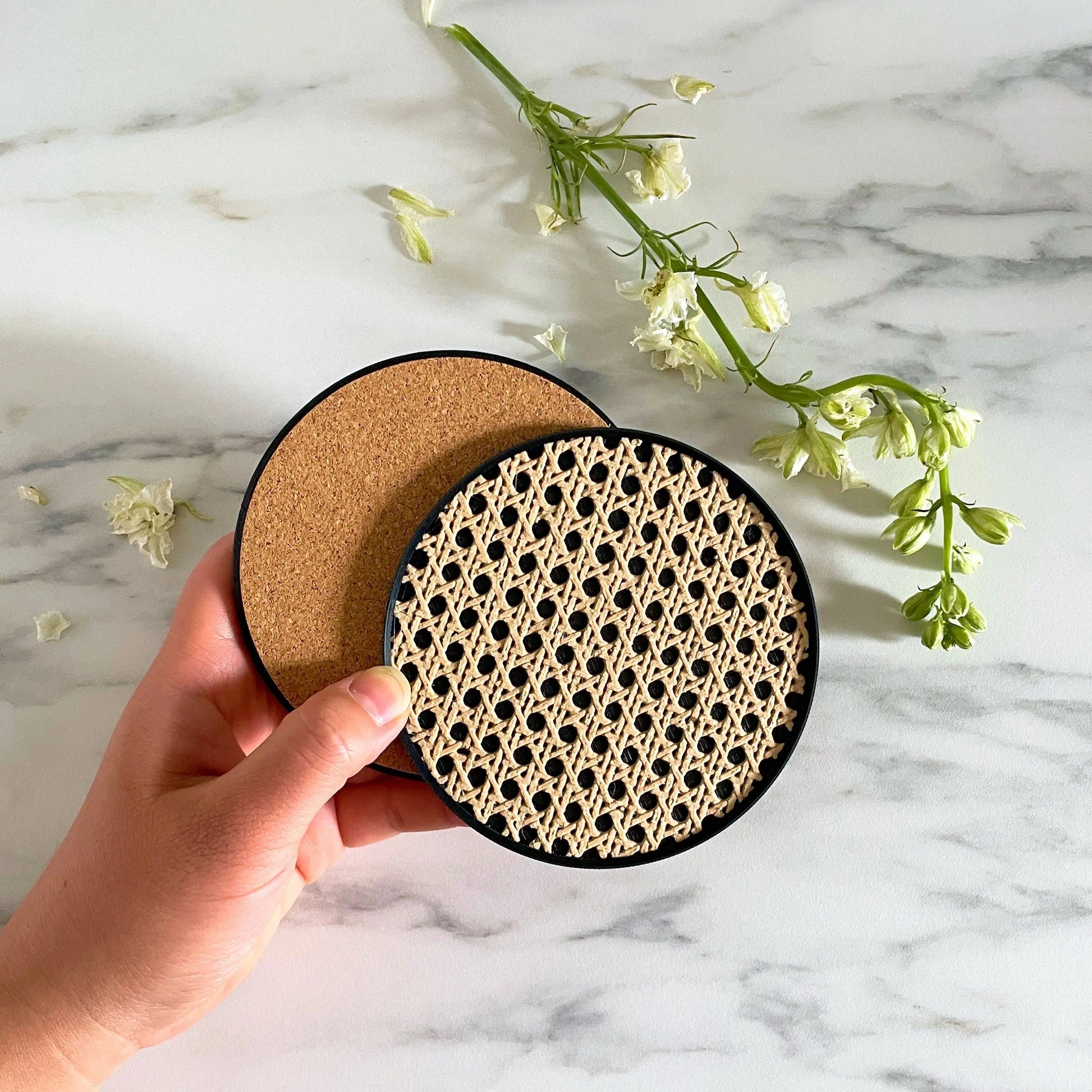 COZI Rattan Coaster (Set of 4)