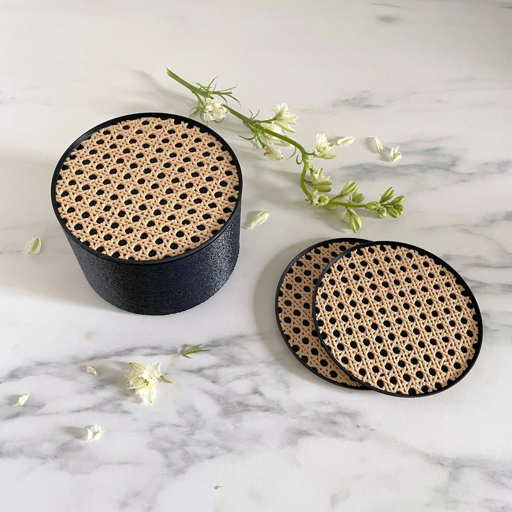 COZI Canister and Coaster Set