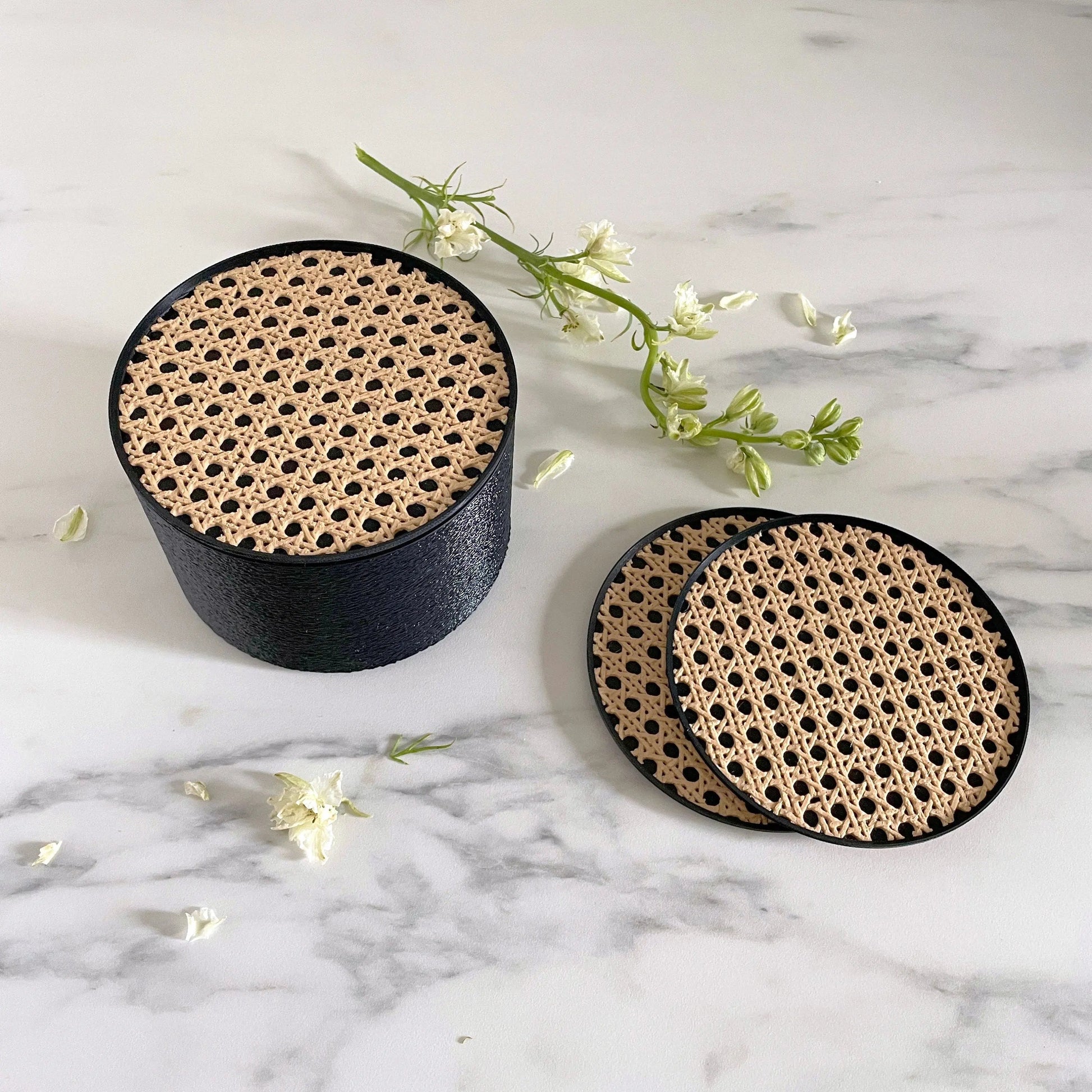COZI Canister and Coaster Set