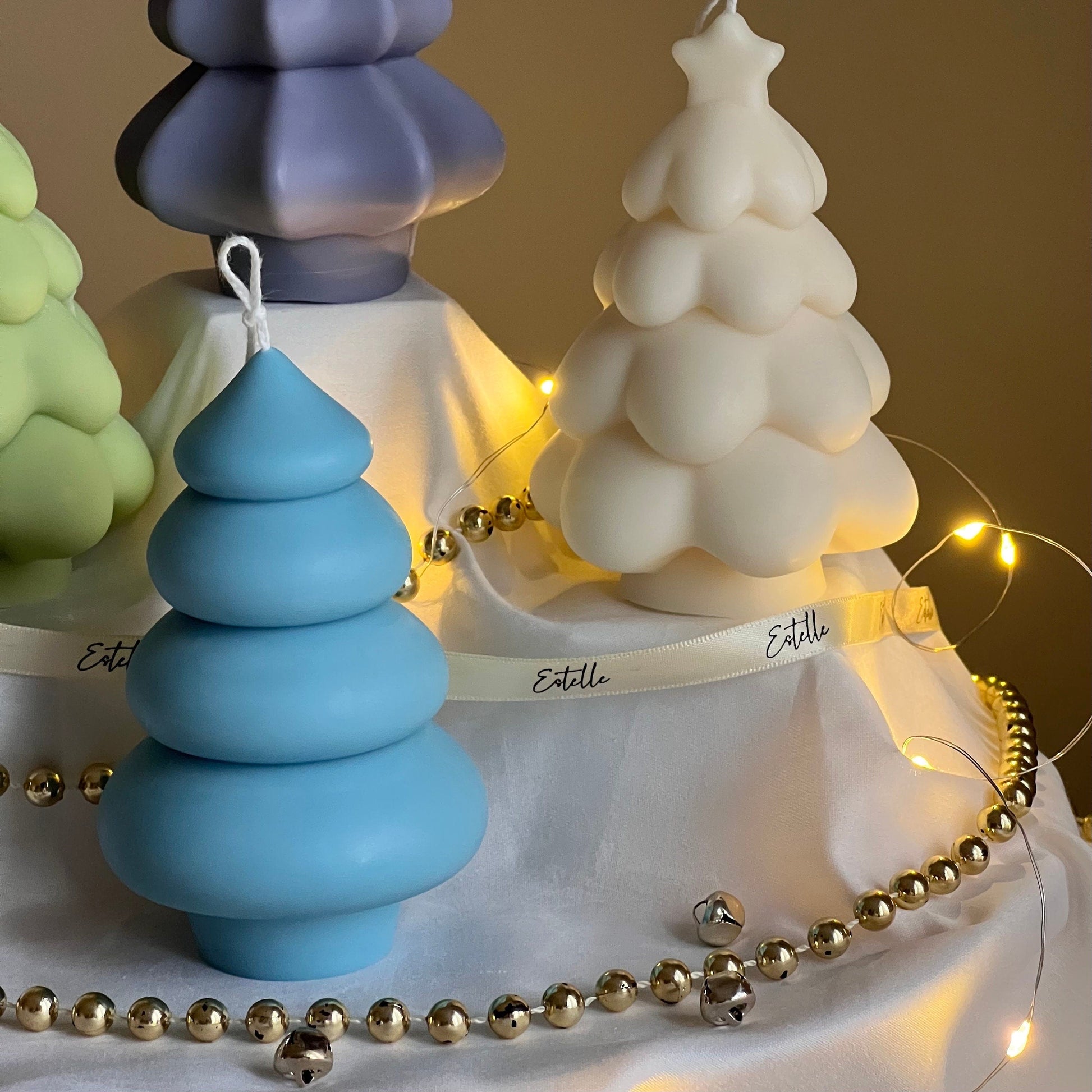 Hand Poured Christmas Tree Soy Candle: Festive Home Decor