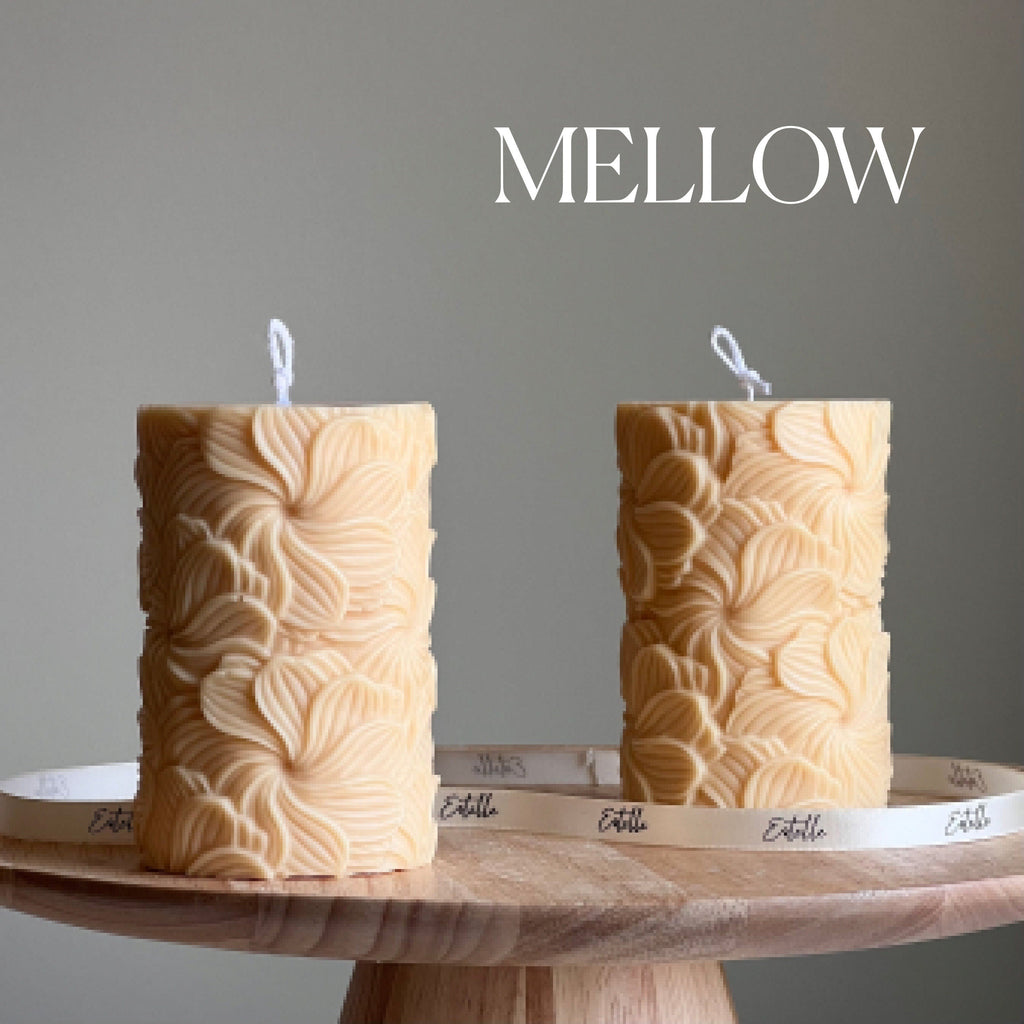 Sculptural Flower Candle | Soy Wax Pillar