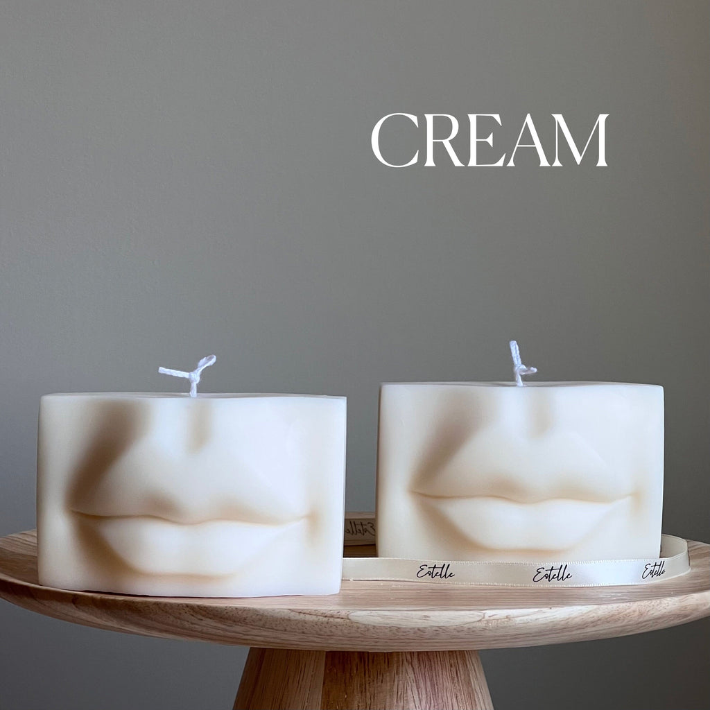 Lips Soy Wax Candle | Handmade Home Decor