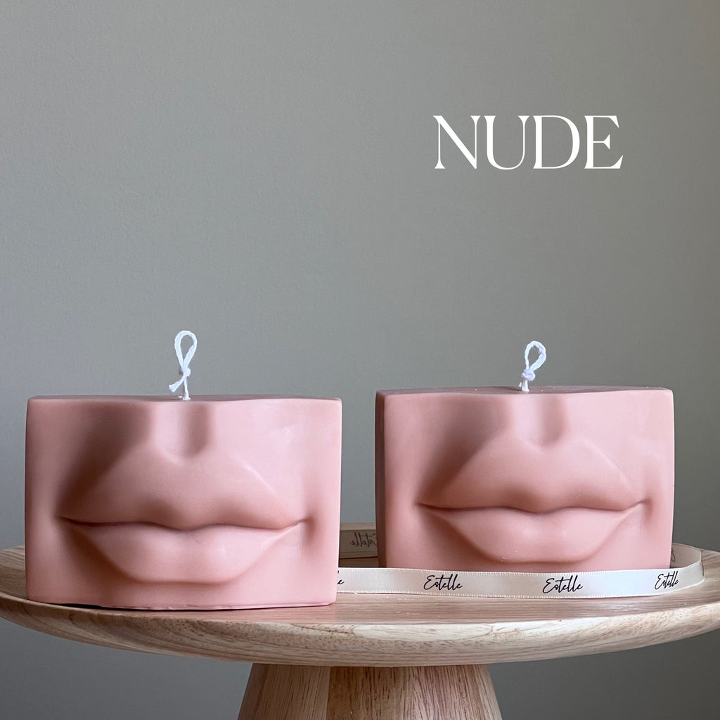 Lips Soy Wax Candle | Handmade Home Decor