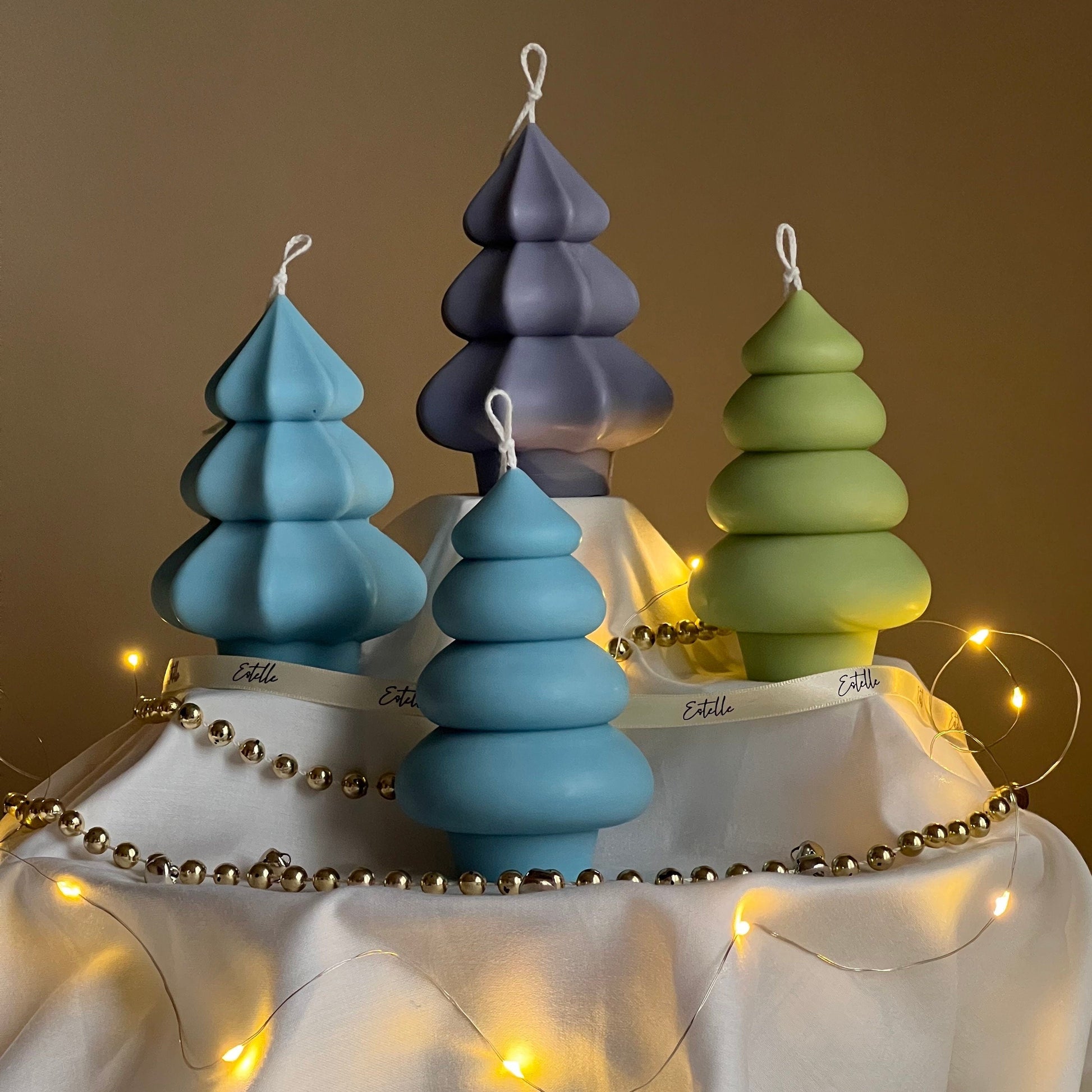 Hand Poured Christmas Tree Soy Candle: Festive Home Decor