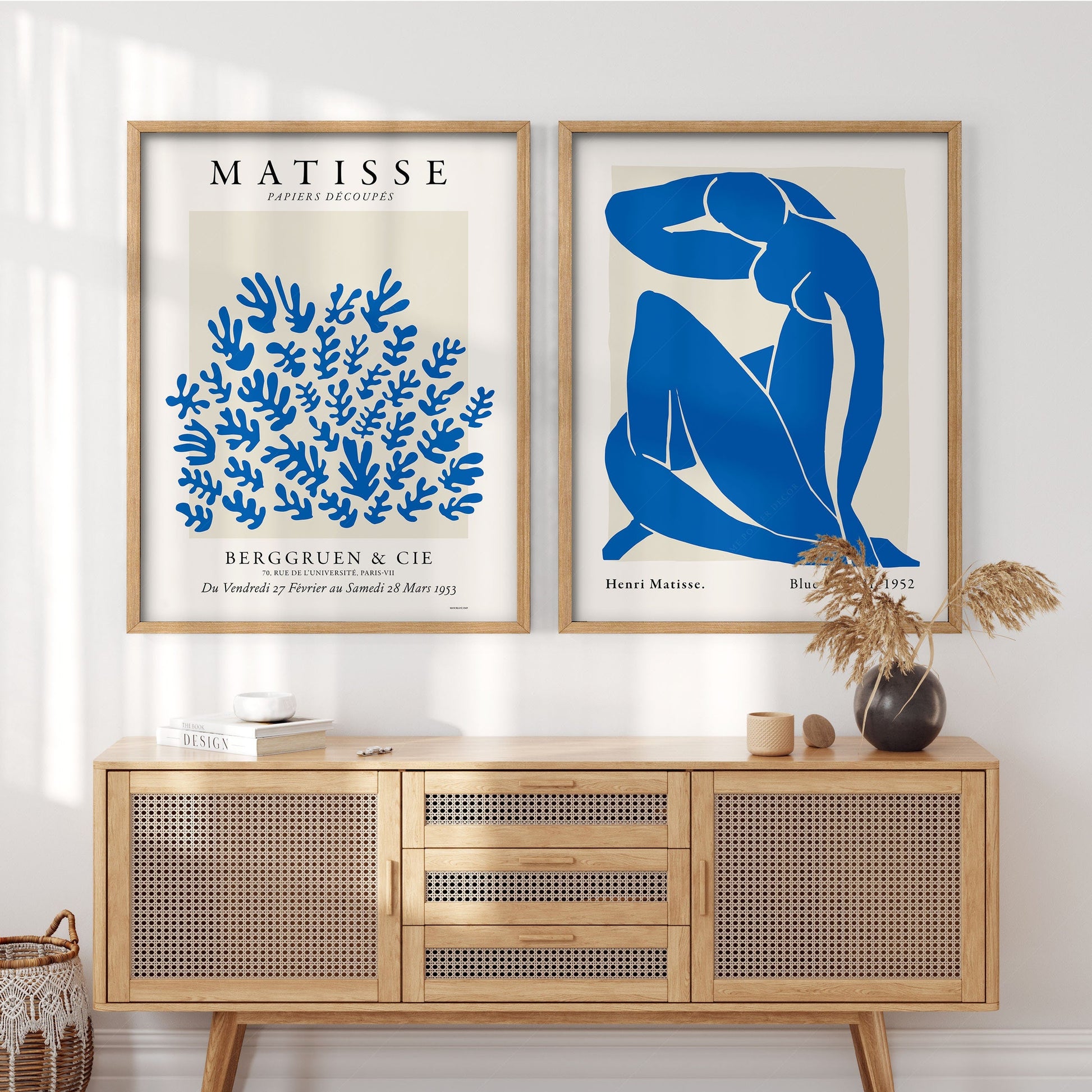 Henri Matisse Blue Nude & Papiers Découpés Print Set – Gallery Wall Art