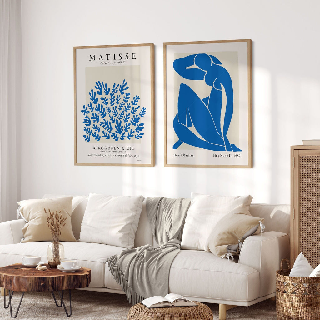 Henri Matisse Blue Nude & Papiers Découpés Print Set – Gallery Wall Art