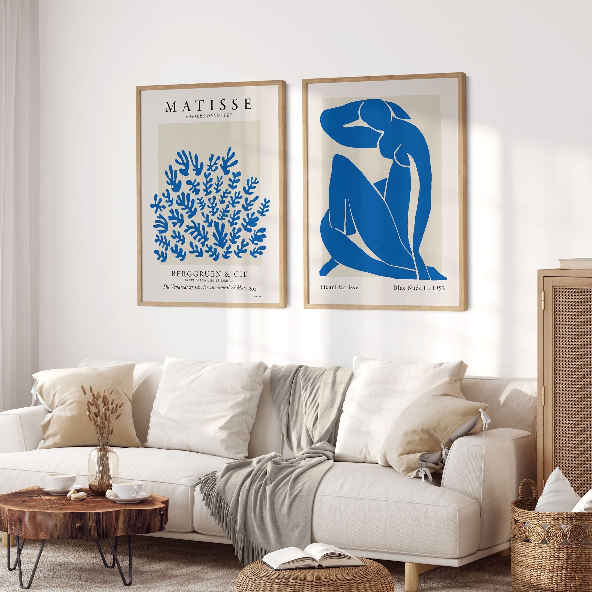 Henri Matisse Blue Nude & Papiers Découpés Print Set – Gallery Wall Art
