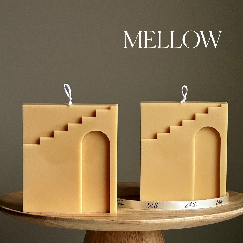 Arch Soy Wax Candle: Handmade Decorative Unscented Candle