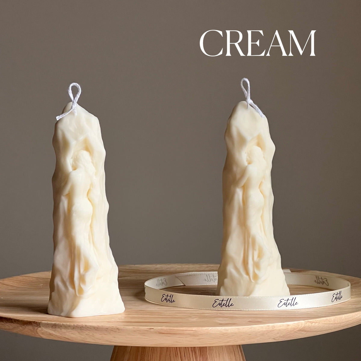 Torso Candle | Lady in Stone Soy Wax Figure