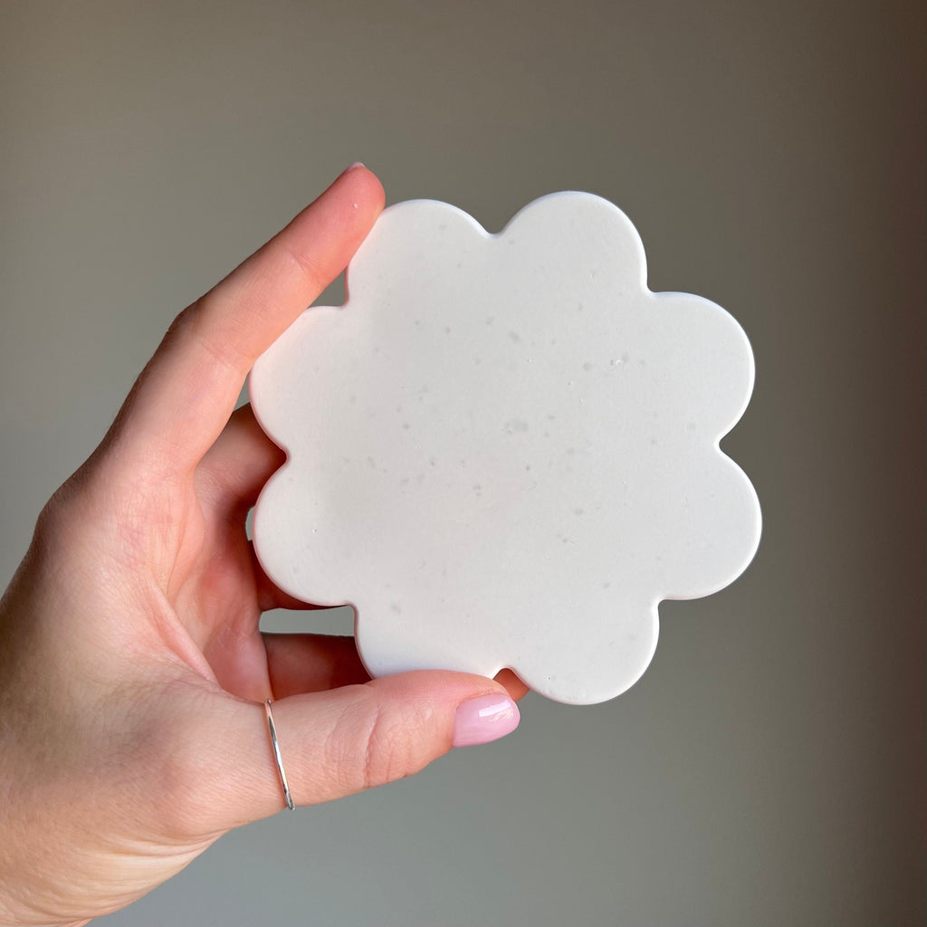 Shaped Jesmonite Trinket Tray: Scandi Home Decor