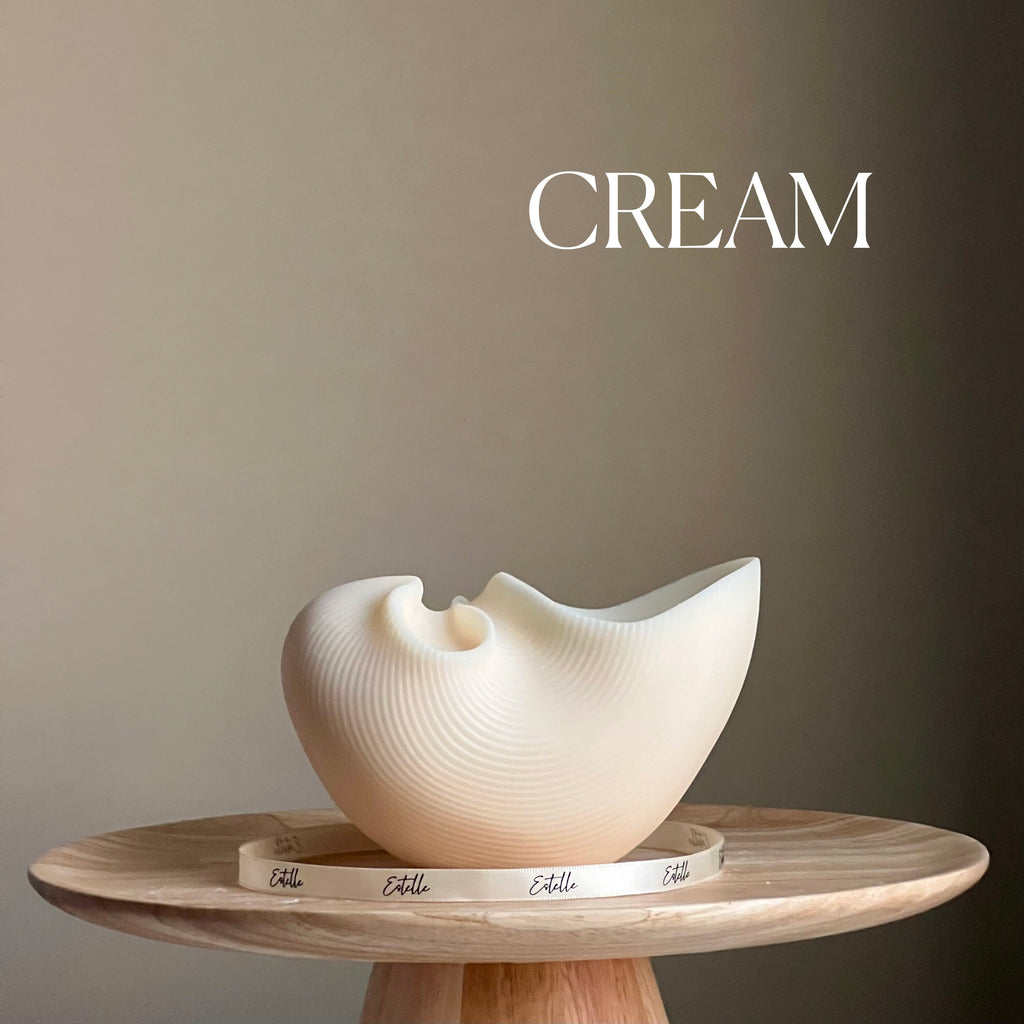 Large Seashell Soy Wax Candle | Unique Clam Shell Decor