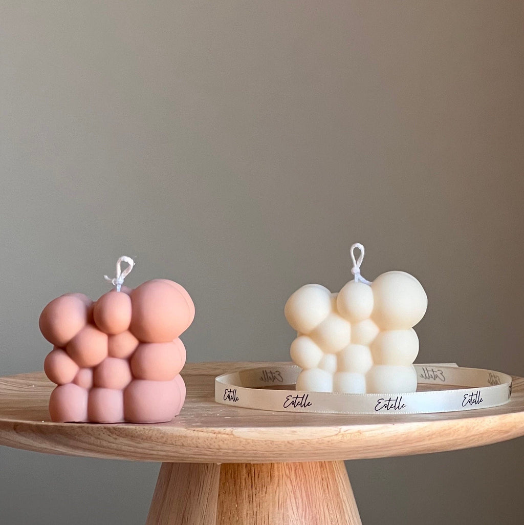 Handmade Bubble Soy Candle | Home Decor