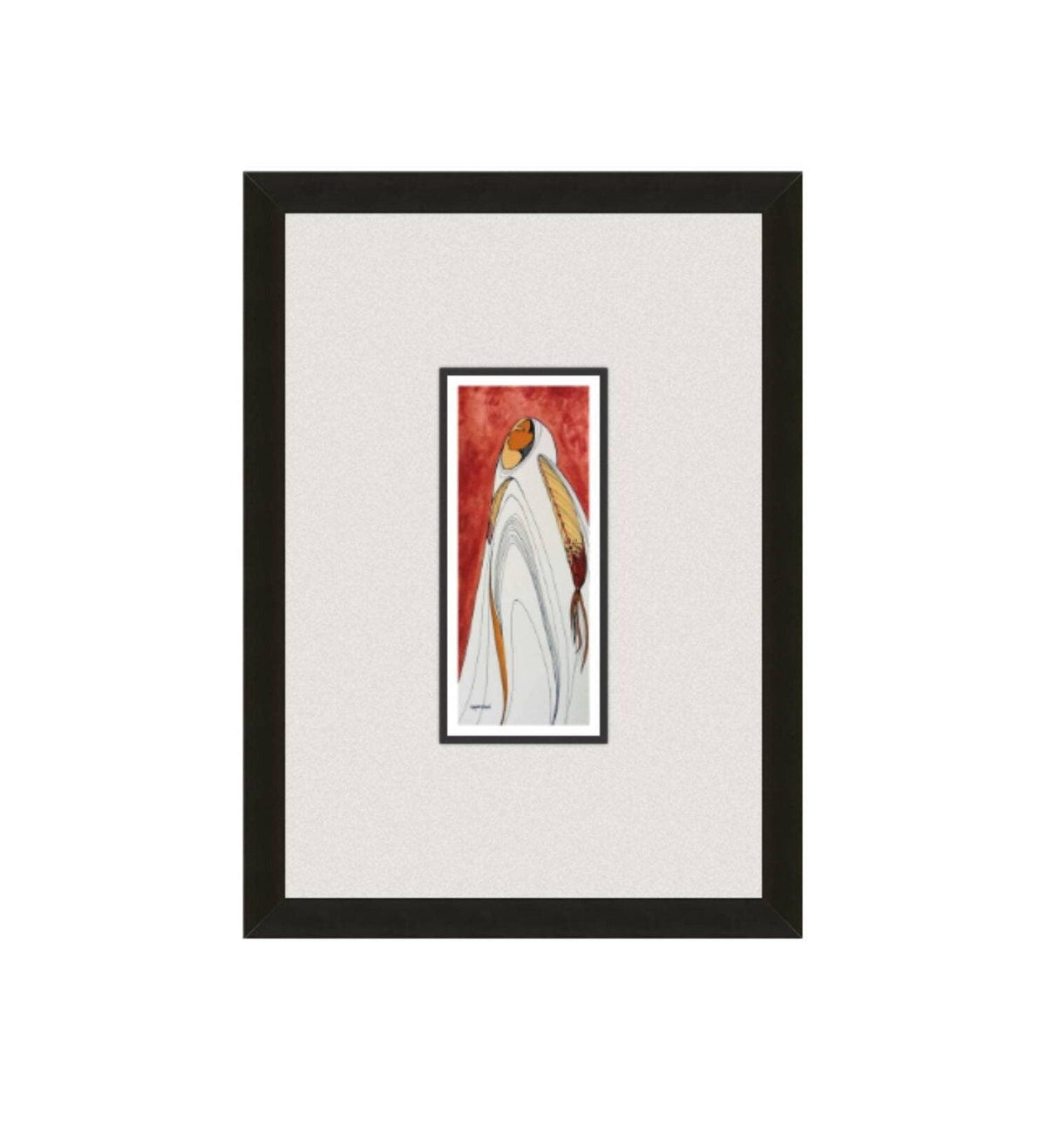Gardienne du savoir par Maxine Noel, art autochtone, Premières Nations, décor autochtone, art encadré
