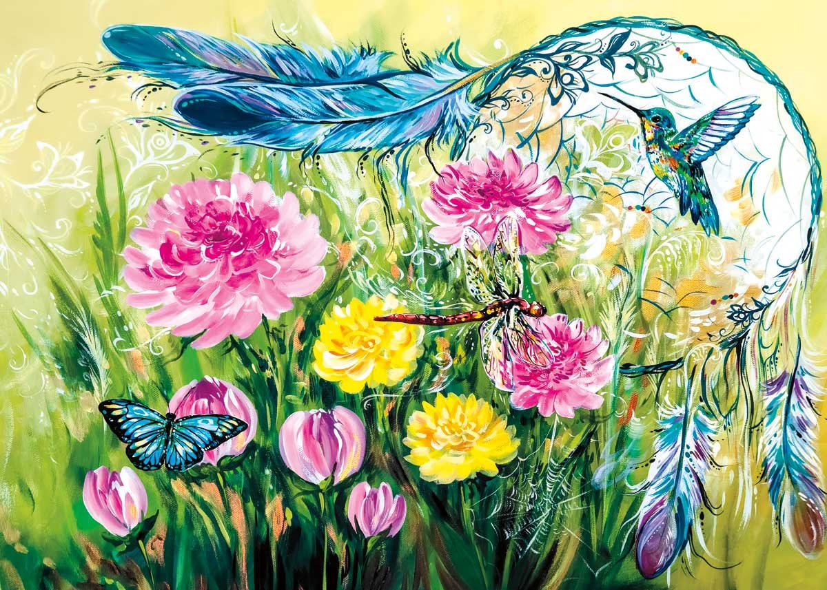 Attrape-rêves par Carla Joseph, impression d'art autochtone, Premières Nations, Autochtones d'Amérique, Cri, Métis, œuvre encadrée
