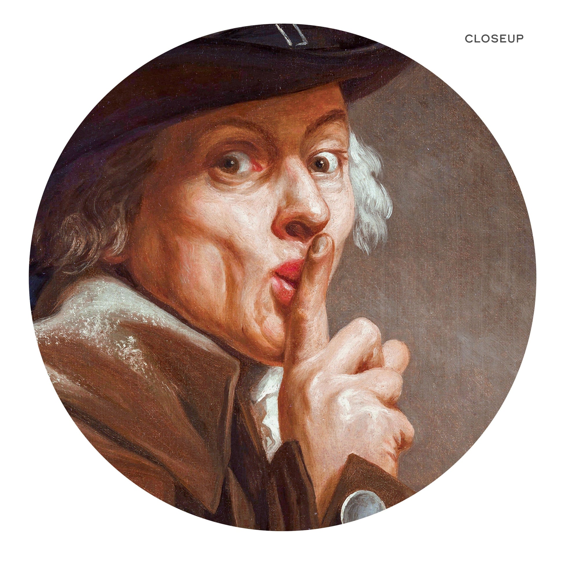 Joseph Ducreux Be Discreet & The Surprise Print Set – Funny Classical Art