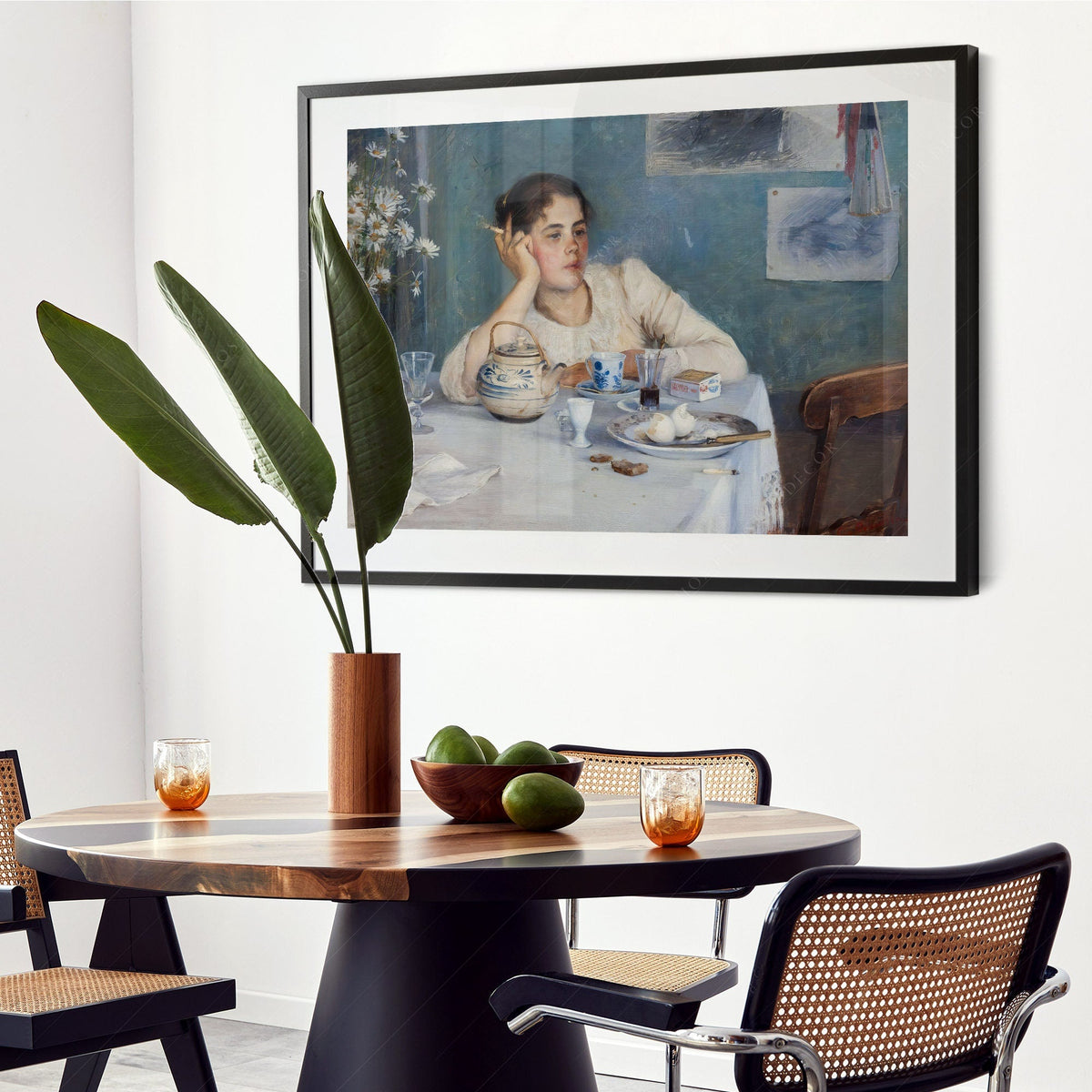 After Breakfast Art Print, Elin Danielson-Gambogi – Vintage Portrait