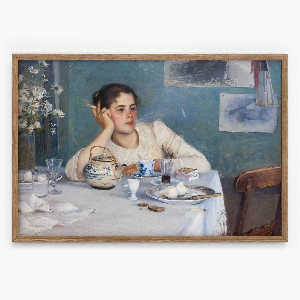 After Breakfast Art Print, Elin Danielson-Gambogi – Vintage Portrait