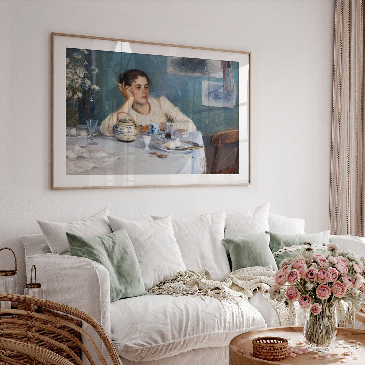 After Breakfast Art Print, Elin Danielson-Gambogi – Vintage Portrait