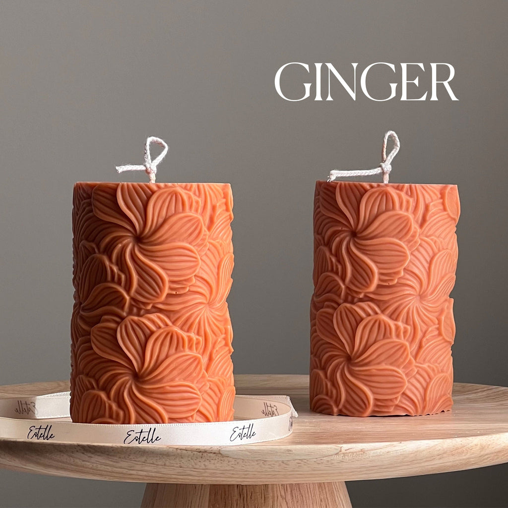 Sculptural Flower Candle | Soy Wax Pillar