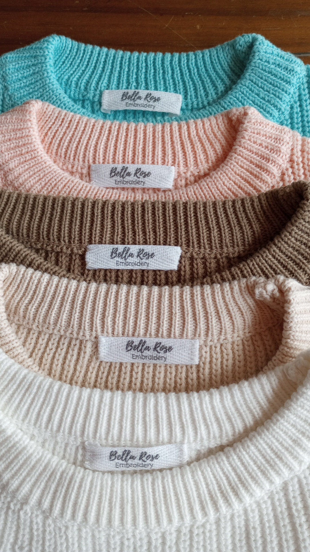 READY TO SHIP | Hand Embroidered Faith Sweater | Size 4T | Ready to ship