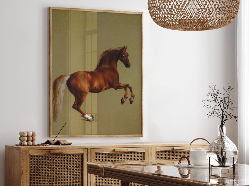 George Stubbs Whistlejacket Art Print – Classic Horse Portrait Wall Art