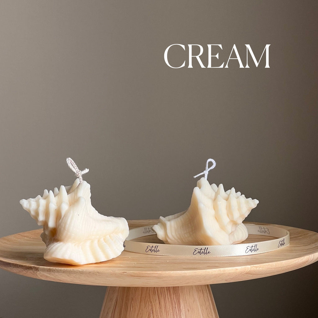 Clam Shell Soy Candle | Decorative Sea Shell