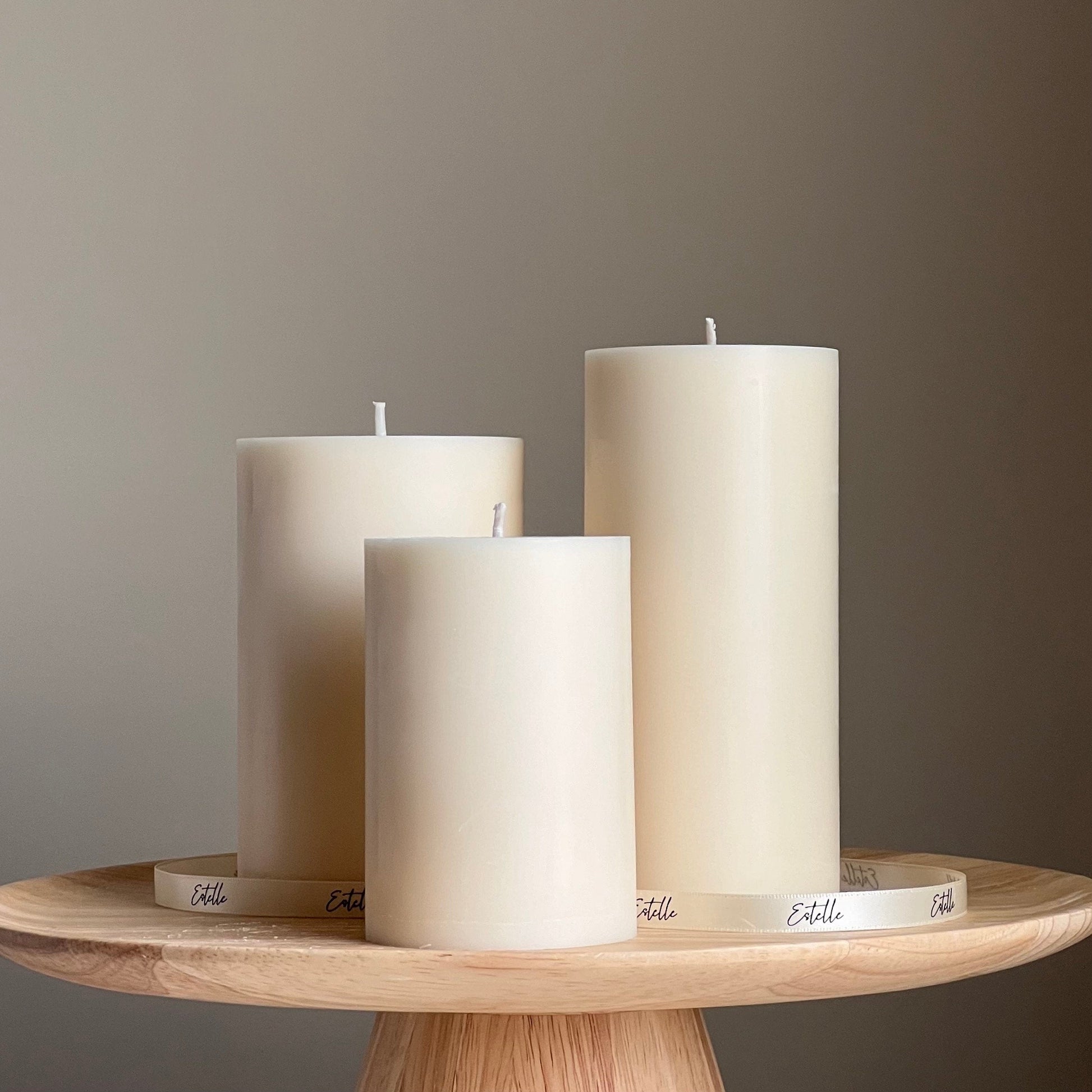 Handmade Soy Wax Pillar Candle: Decorative Candle