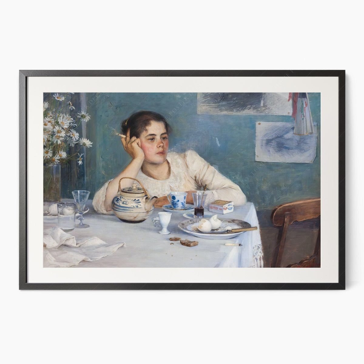 After Breakfast Art Print, Elin Danielson-Gambogi – Vintage Portrait
