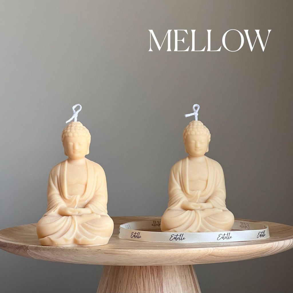 Soy Wax Buddha Candle: Sculptural Statue Candle, Home Decor