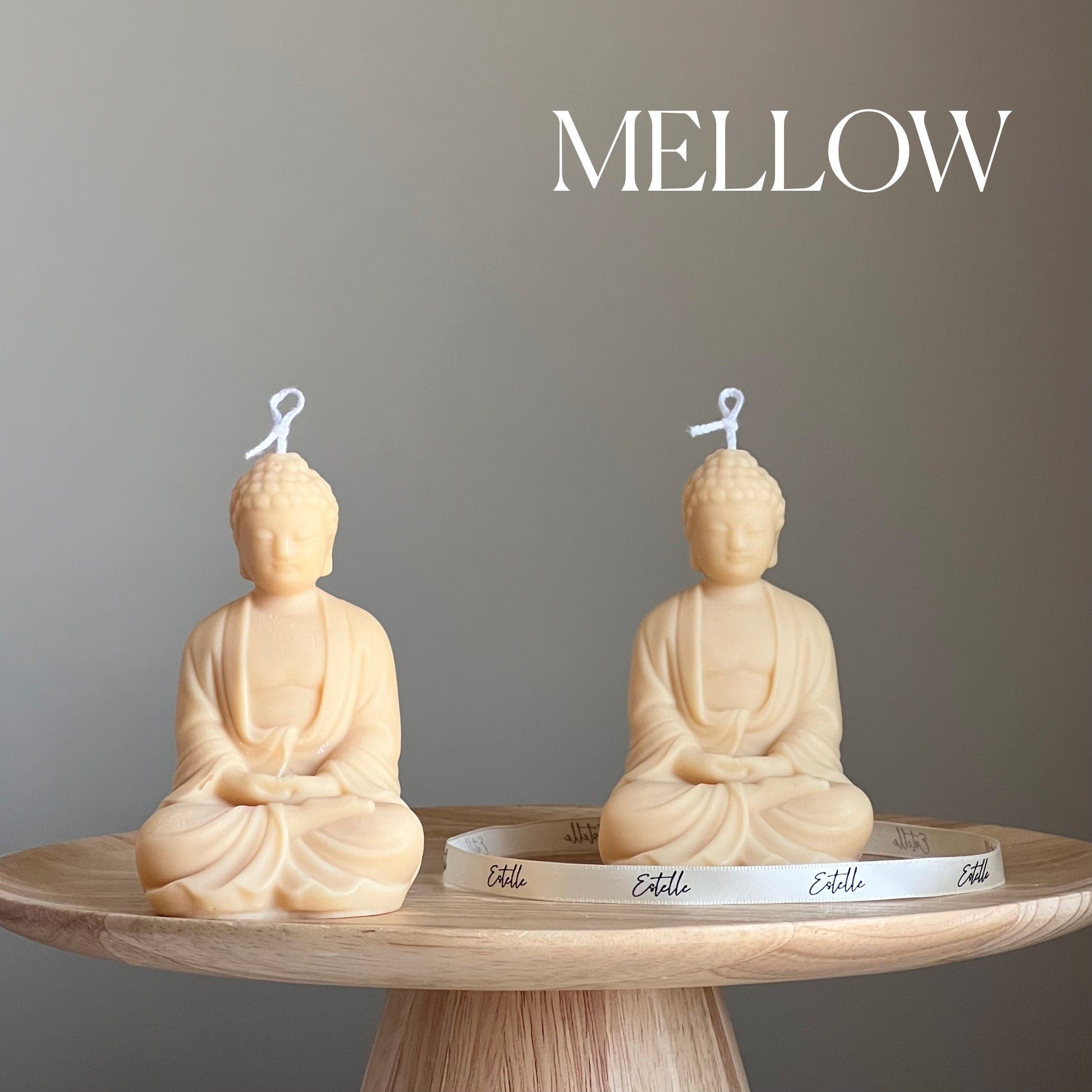 Soy Wax Buddha Candle: Sculptural Statue Candle, Home Decor