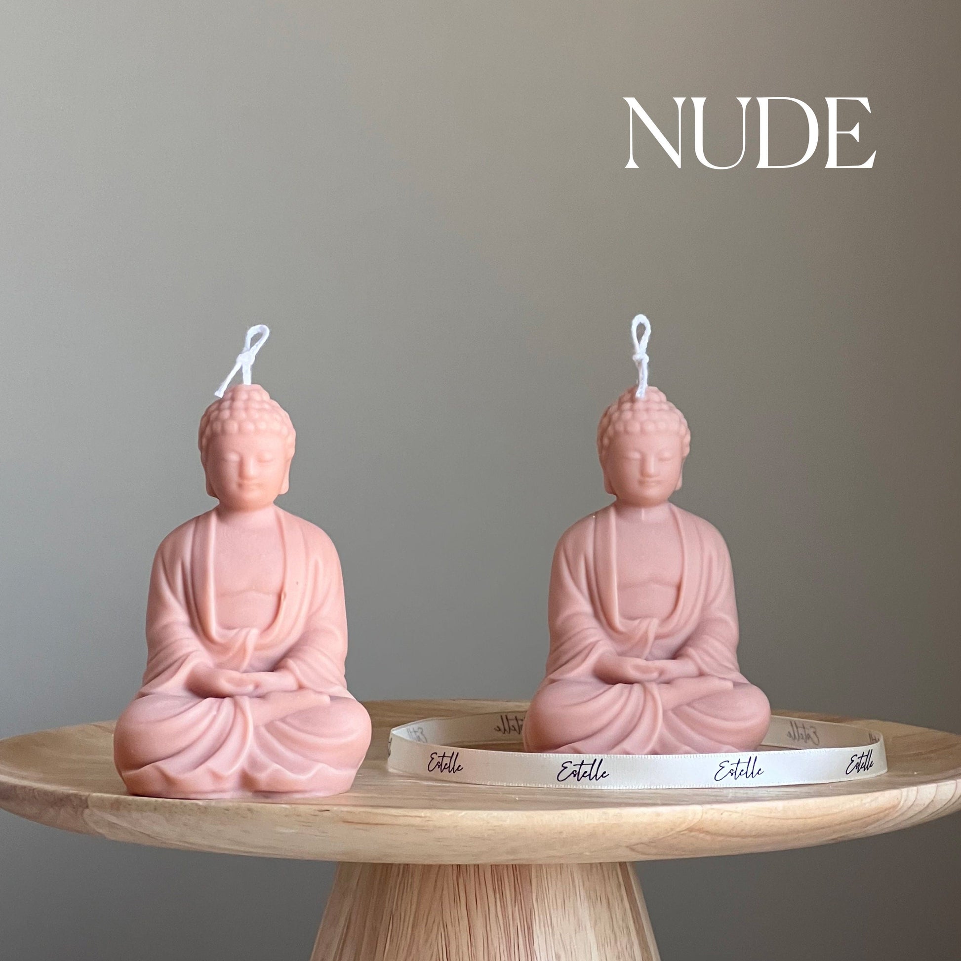 Soy Wax Buddha Candle: Sculptural Statue Candle, Home Decor
