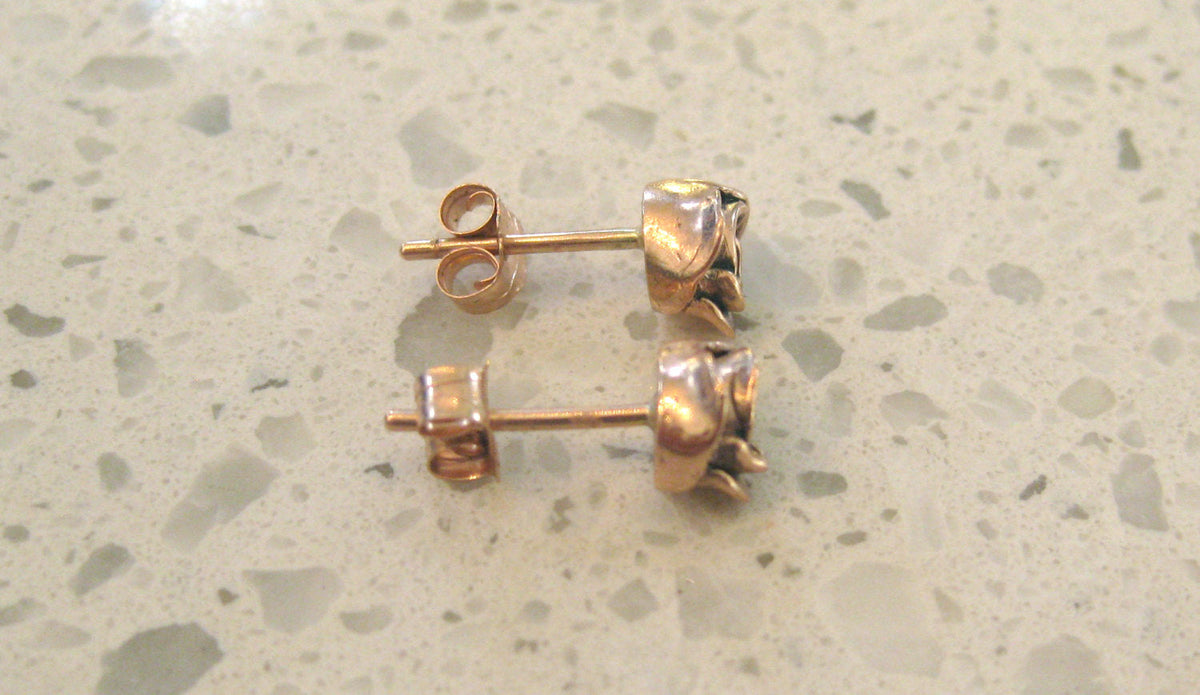 Classic Rose Stud Earrings
