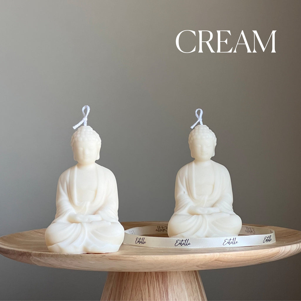 Soy Wax Buddha Candle: Sculptural Statue Candle, Home Decor