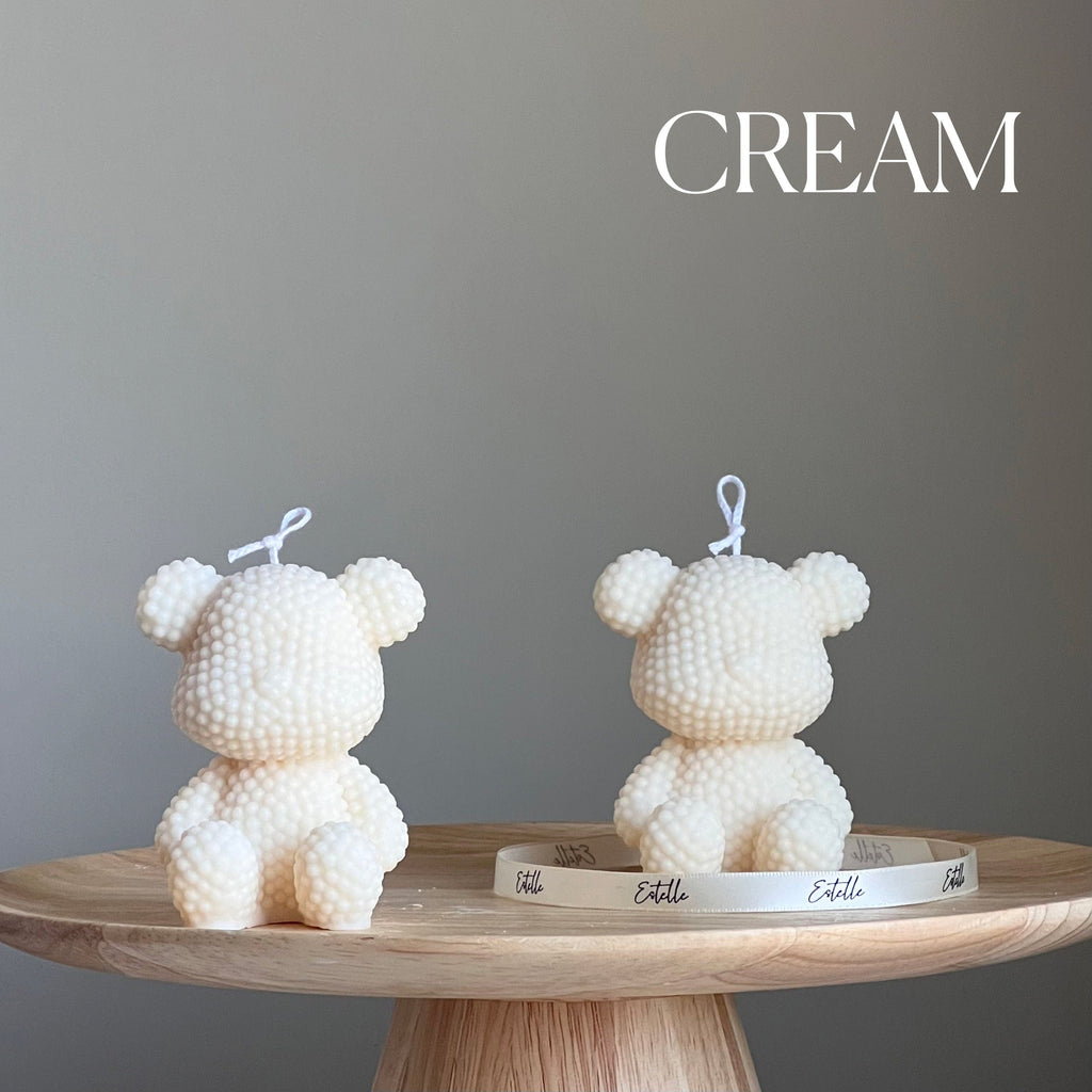Teddy Bear Soy Wax Candle | Nursery Decor, Gift