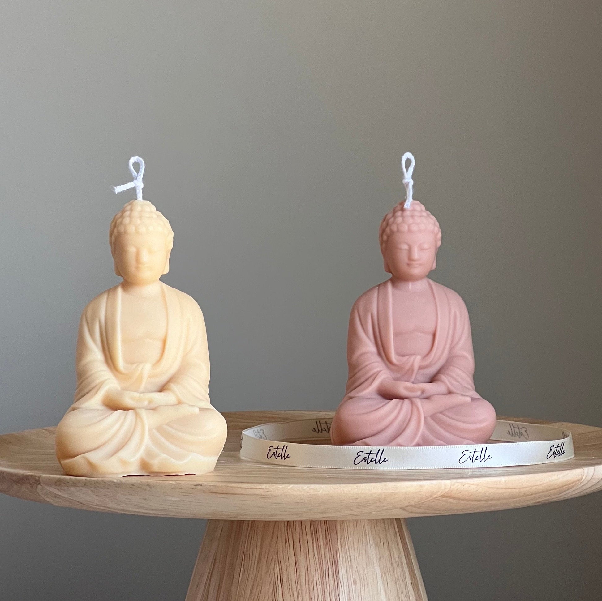 Soy Wax Buddha Candle: Sculptural Statue Candle, Home Decor