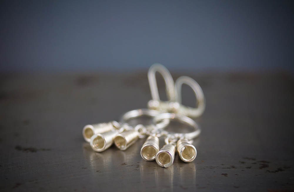 Boucles d'oreilles nordiques pour femme, boucles d'oreilles cloche en argent, boucles d'oreilles viking en argent recyclé, boucles d'oreilles style nordique