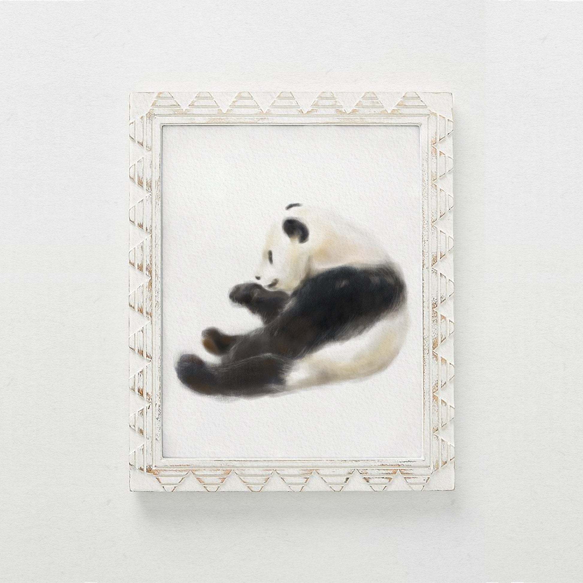 Peinture aquarelle pour chambre d'enfant Panda