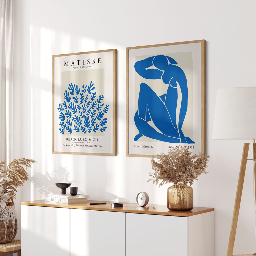Henri Matisse Blue Nude & Papiers Découpés Print Set – Gallery Wall Art