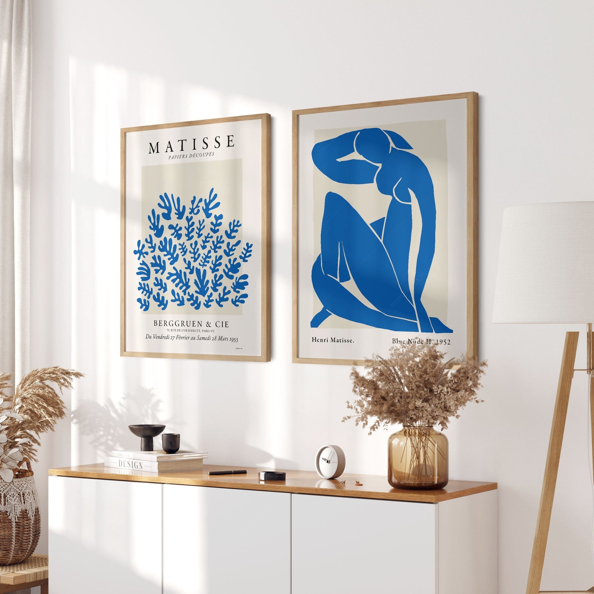 Henri Matisse Blue Nude & Papiers Découpés Print Set – Gallery Wall Art